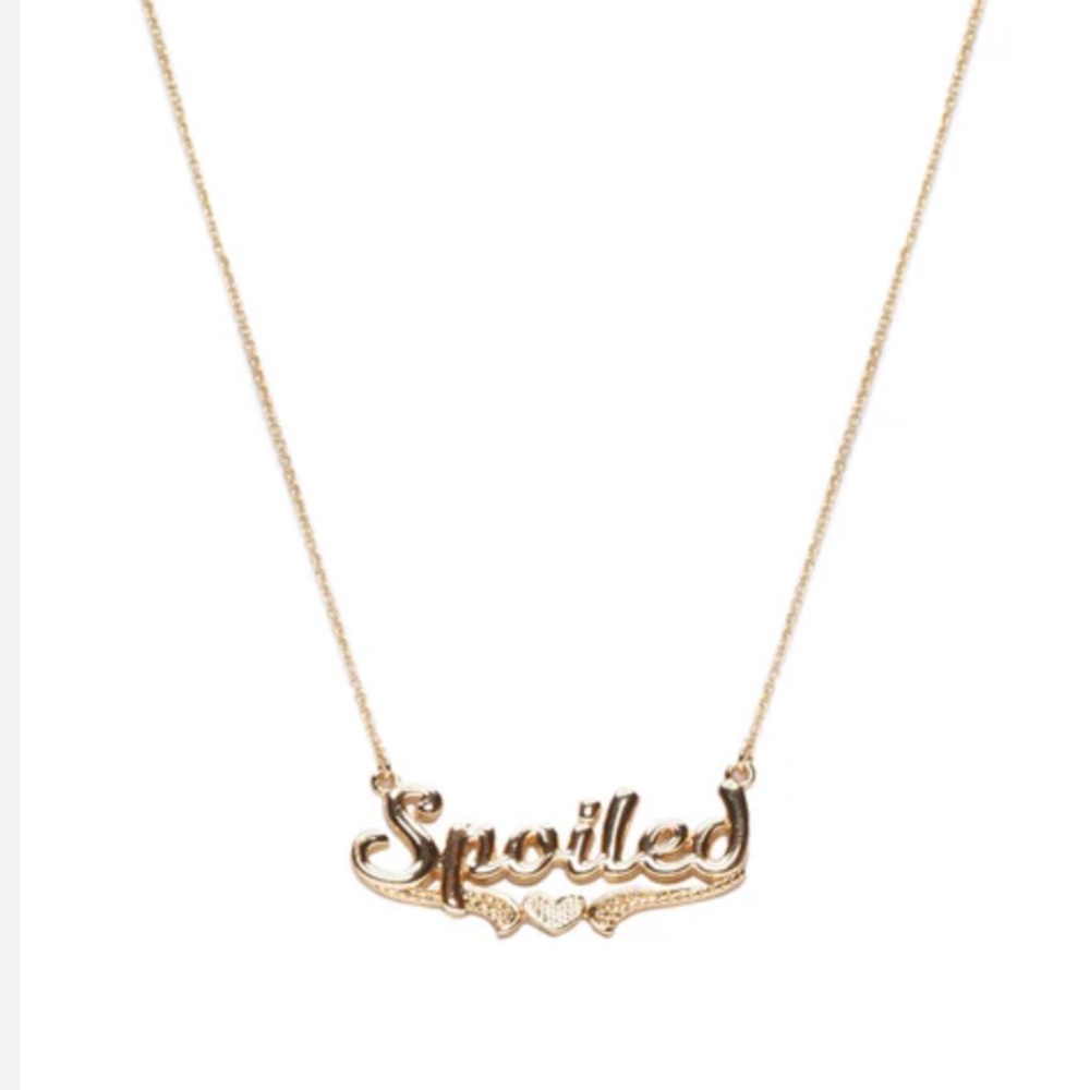NWT Gold Spoiled Necklace 14K